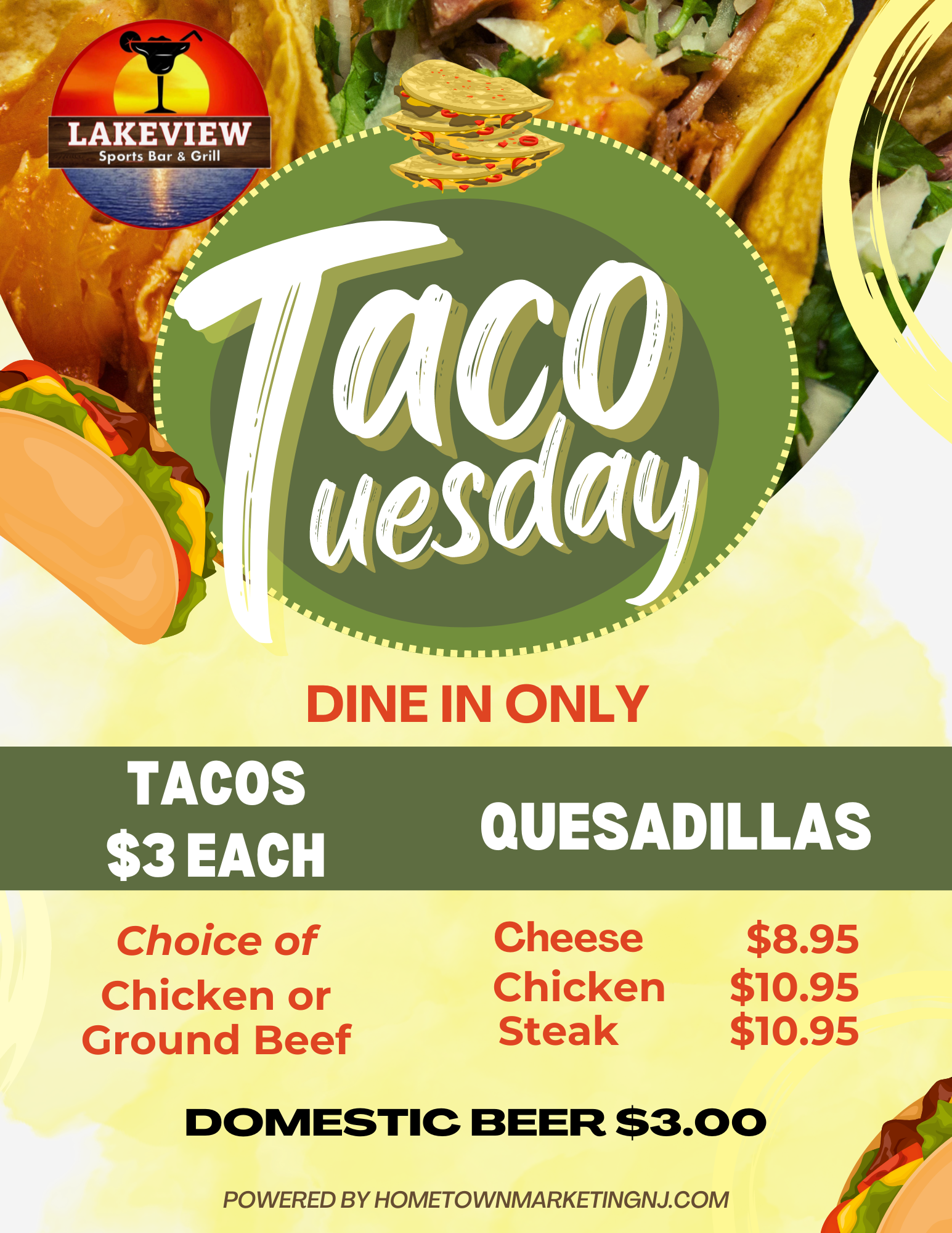 Lakeview Taco Tuesday Flyer 4242024 