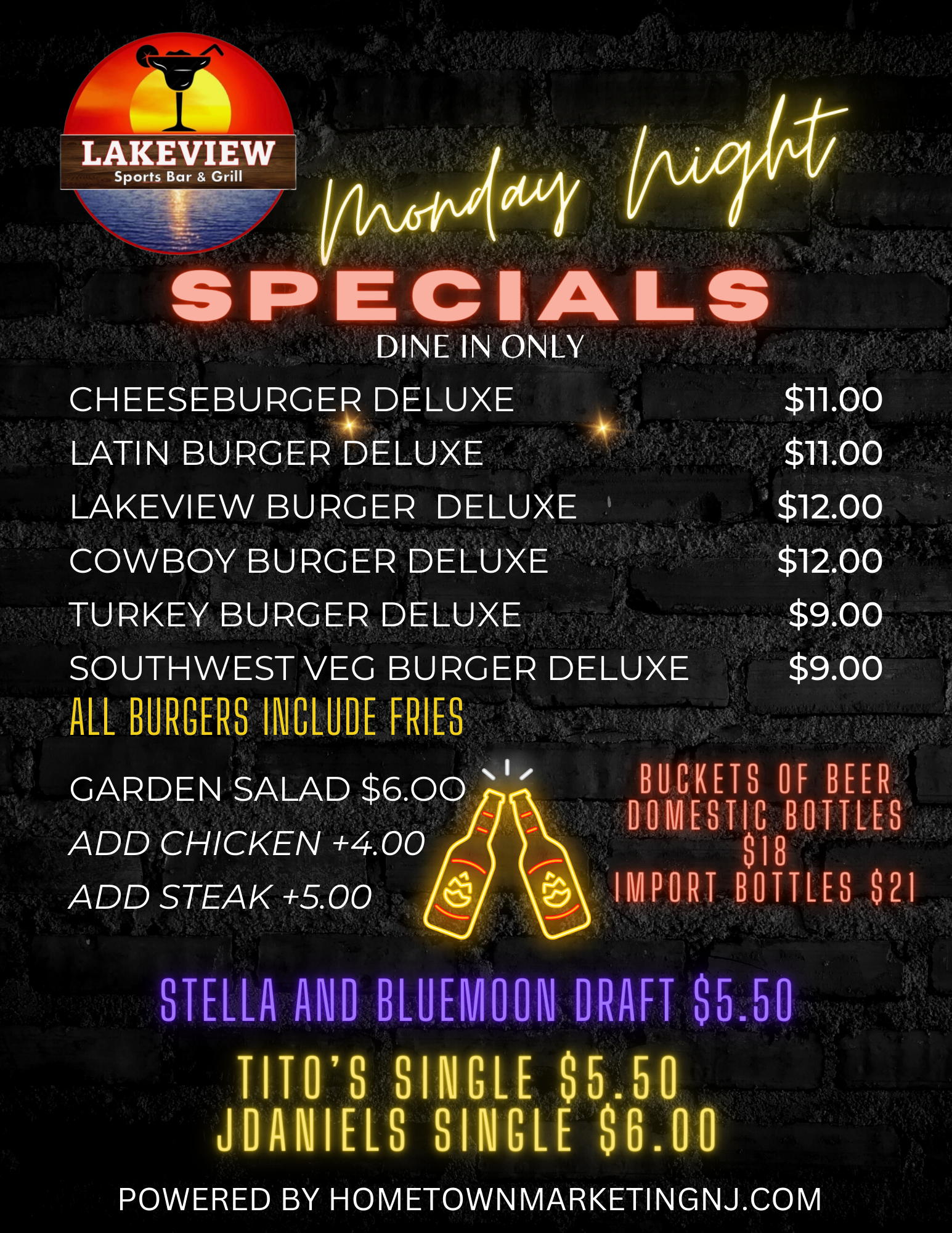 Lakeview Monday Specials Revised 11272023